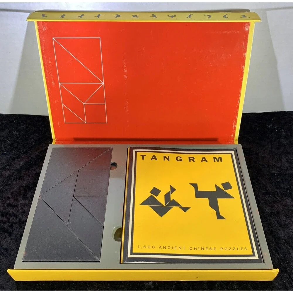 TANGRAM 1600 Ancient Chinese Puzzles w/ Book Barnes & Noble, Elffers & Schuyt
